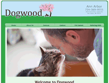 Tablet Screenshot of dogwoodvet.net