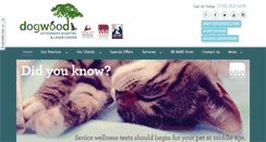 Desktop Screenshot of dogwoodvet.com